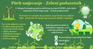 Pitch natjecanje – Zeleni poduzetnik